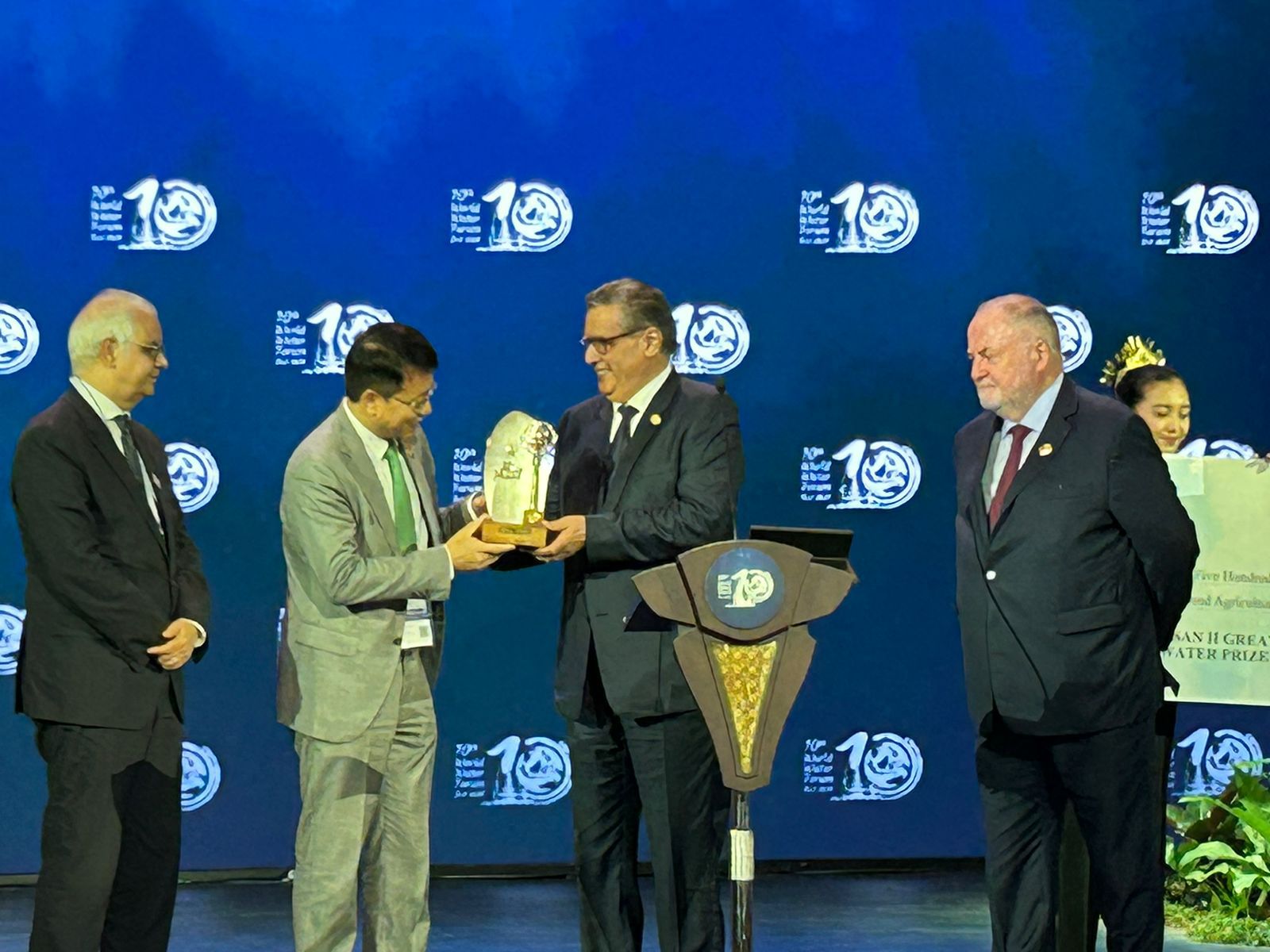 Grand Prix Mondial Hassan II de l'Eau : La FAO honorée à Bali par Aziz Akhannouch
