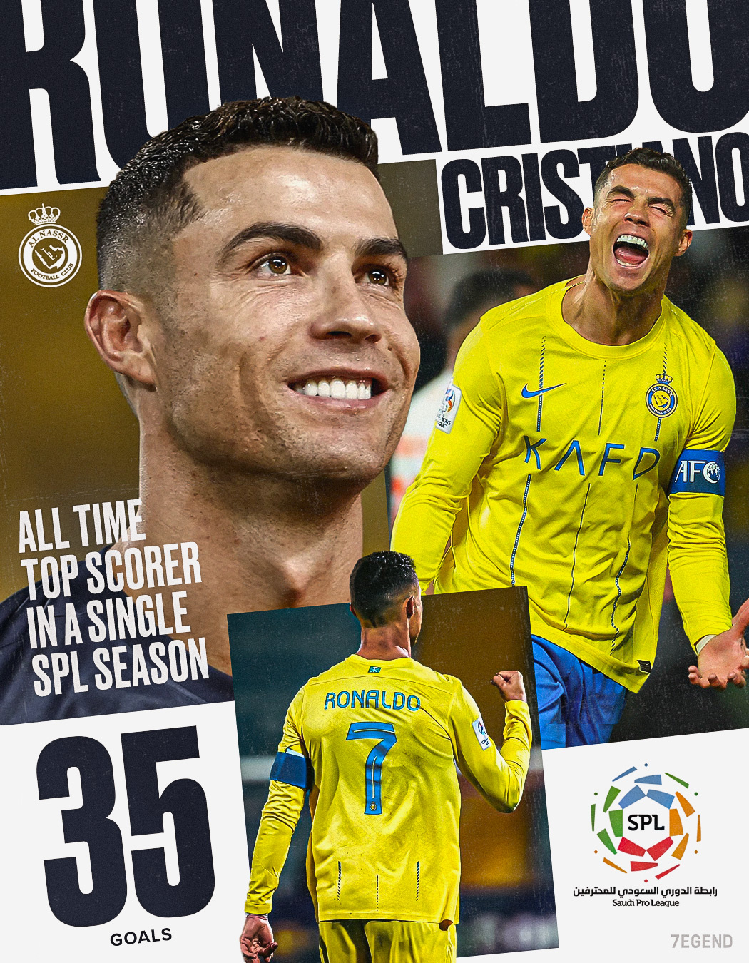 Championnat saoudien / Ronaldo vs Hamdallah:  Le Portugais efface le record du Marocain !