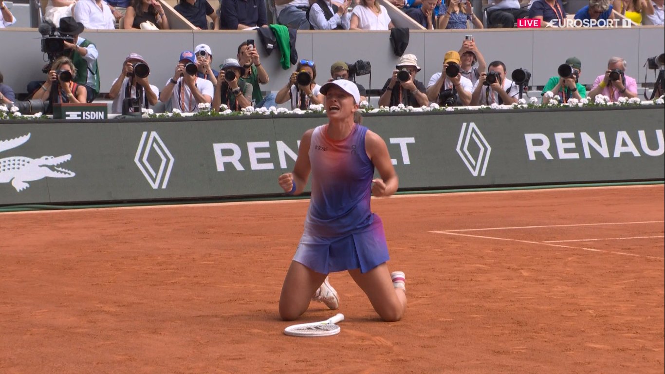 Tennis / Roland Garros 2024 :  Iga Swiatek remporte la finale féminine Tennis / Roland Garros 2024 :  Iga Swiatek remporte la finale féminine