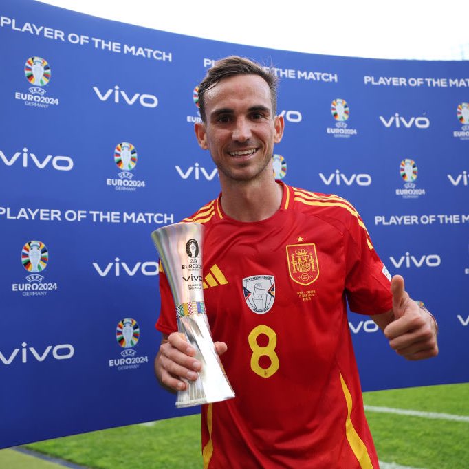 Fabian Ruiz est élu 𝗛𝗢𝗠𝗠𝗘 𝗗𝗨 𝗠𝗔𝗧𝗖𝗛