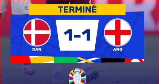 Euro 2024: Un nul qui n’arrange ni les Danois ni les Anglais avant la J3.