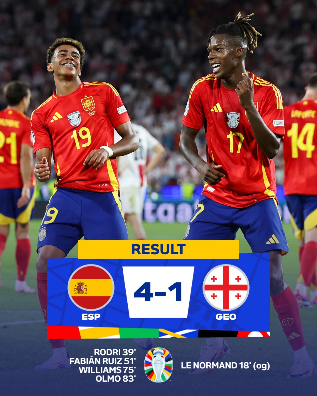 Euro  2024 : Un énorme Espagne-Allemagne en quart de finale !
