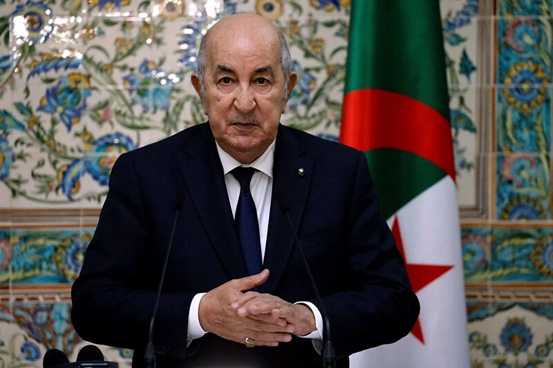 Le président algérien Tebboune candidat pour un second mandat  Le président algérien Tebboune candidat pour un second mandat