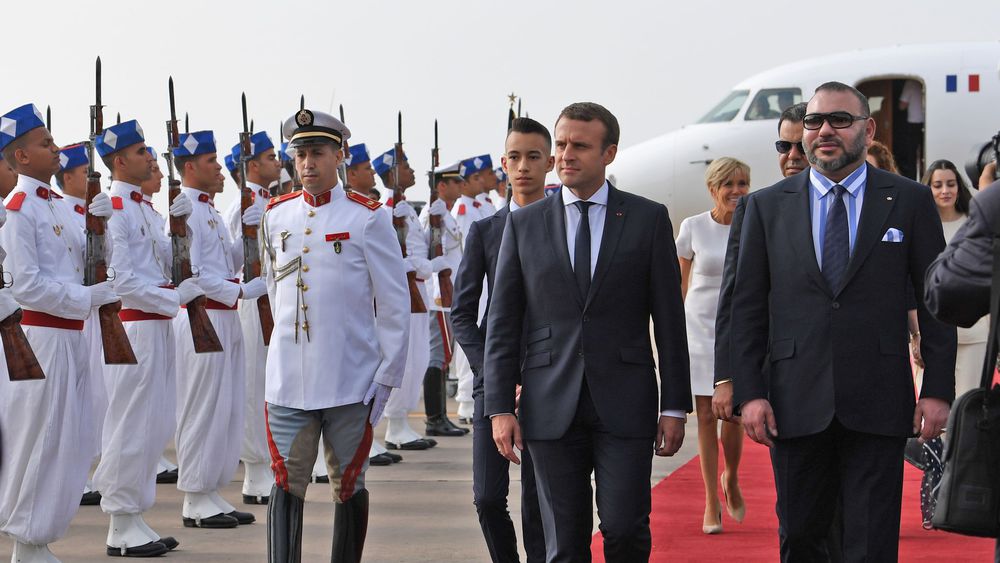 ​SM le Roi félicite le président Emmanuel Macron à l'occasion de la fête du 14 juillet 