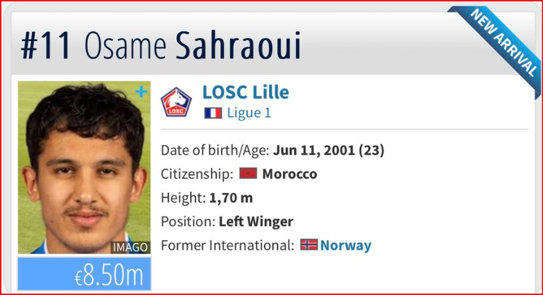 FRMF : Oussama Sahraoui change sa nationalité sportive FRMF : Oussama Sahraoui change sa nationalité sportive