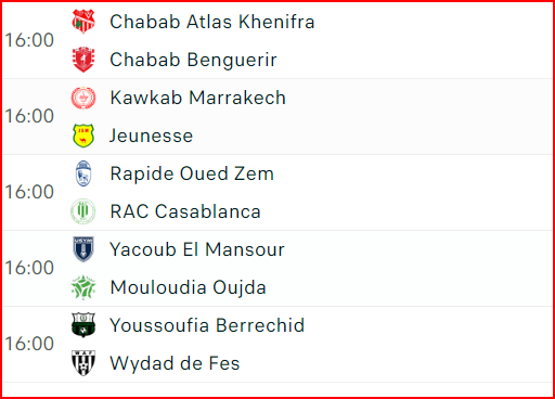 Botola D II. J1: USYM-MCO en affiche ce dimanche Botola D II. J1: USYM-MCO en affiche ce dimanche