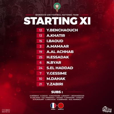 1er Amical France-Maroc U20 : Les Lionceaux renversés ! 1er Amical France-Maroc U20 : Les Lionceaux renversés !