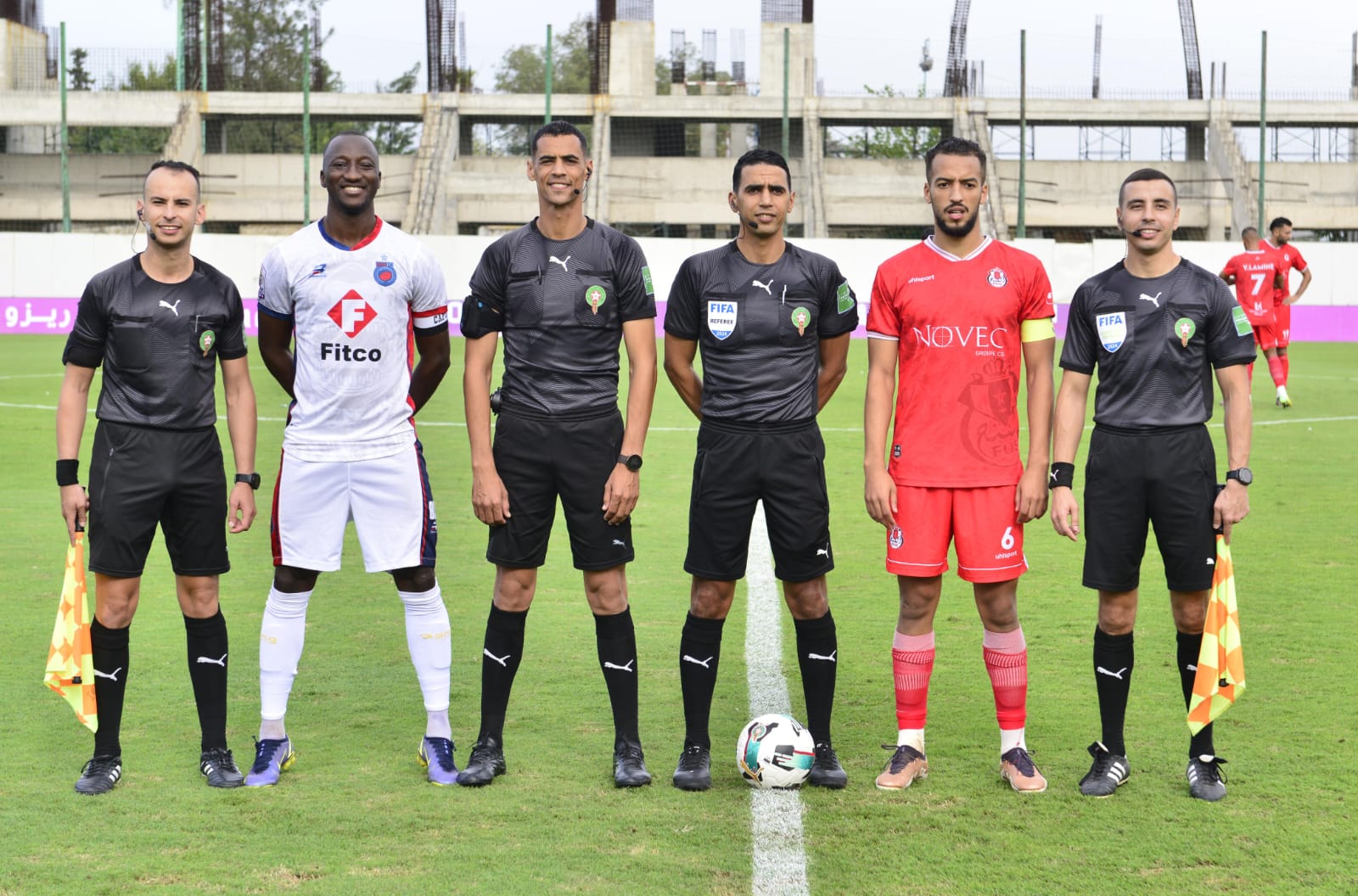 L'arbitre international Jalal Jayid était aux commandes . Photo Nidal