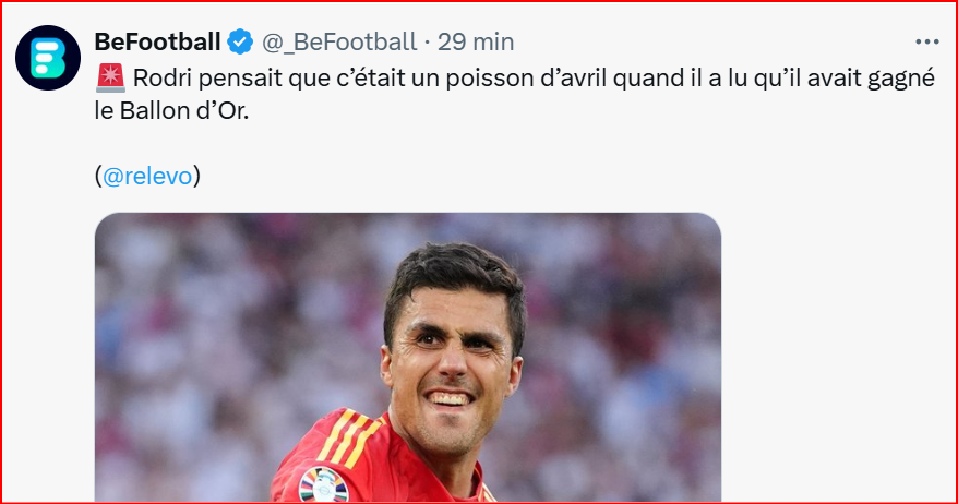 Ballon d’Or 2024 / Énorme surprise: Ce n’est pas Vinicius ! Ballon d’Or 2024 / Énorme surprise: Ce n’est pas Vinicius !