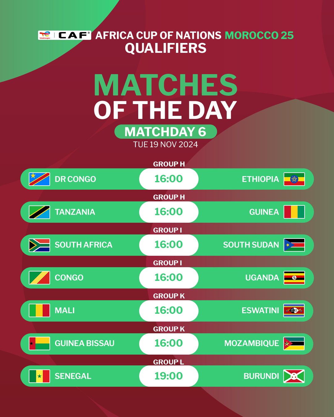 Qualifs. CAN Maroc 25 (Ultime journée): La Mauritanie qualifiable…sous condition, cet après-midi ! Qualifs. CAN Maroc 25 (Ultime journée): La Mauritanie qualifiable…sous condition, cet après-midi !
