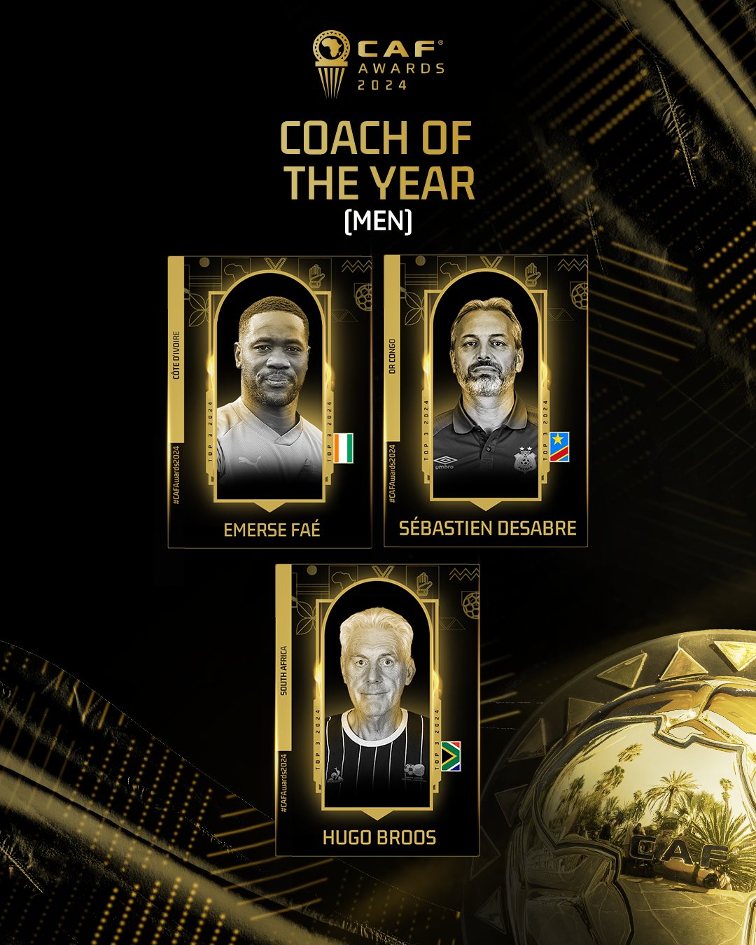 Listes finales des CAF Awards 2024: Hakimi Ballon d’Or ?  On en doute ! 