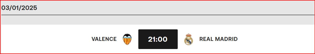 Liga. MAJ / J12 : Valence accueille le Real ce soir Liga. MAJ / J12 : Valence accueille le Real ce soir