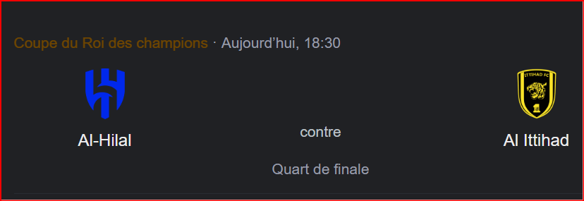 Arabie Saoudite. Quart de finale. Coupe du Roi / Bounou vs Benzema ce mardi : Horaire ? Diffusion ? Arabie Saoudite. Quart de finale. Coupe du Roi / Bounou vs Benzema ce mardi : Horaire ? Diffusion ?