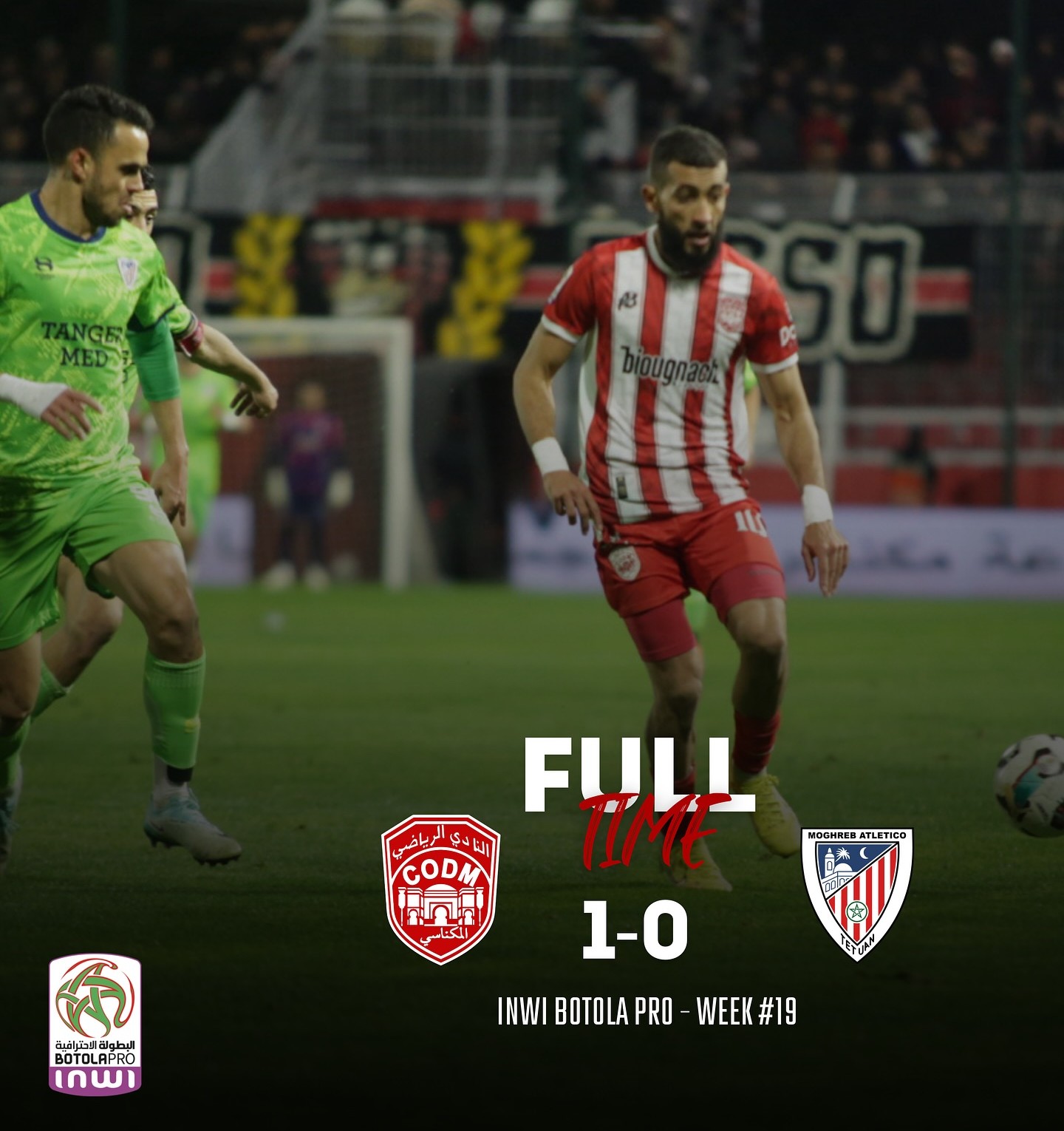 Botola D1 / J19: Le CODM enfonce le MAT Botola D1 / J19: Le CODM enfonce le MAT