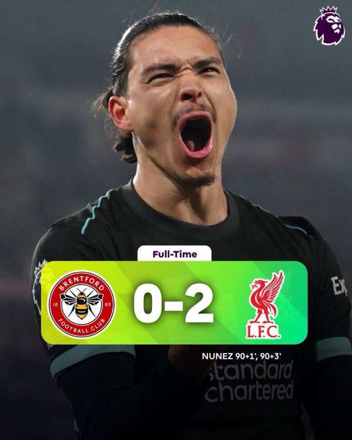 PL: Liverpool vainqueur dans le temps additionnel PL: Liverpool vainqueur dans le temps additionnel