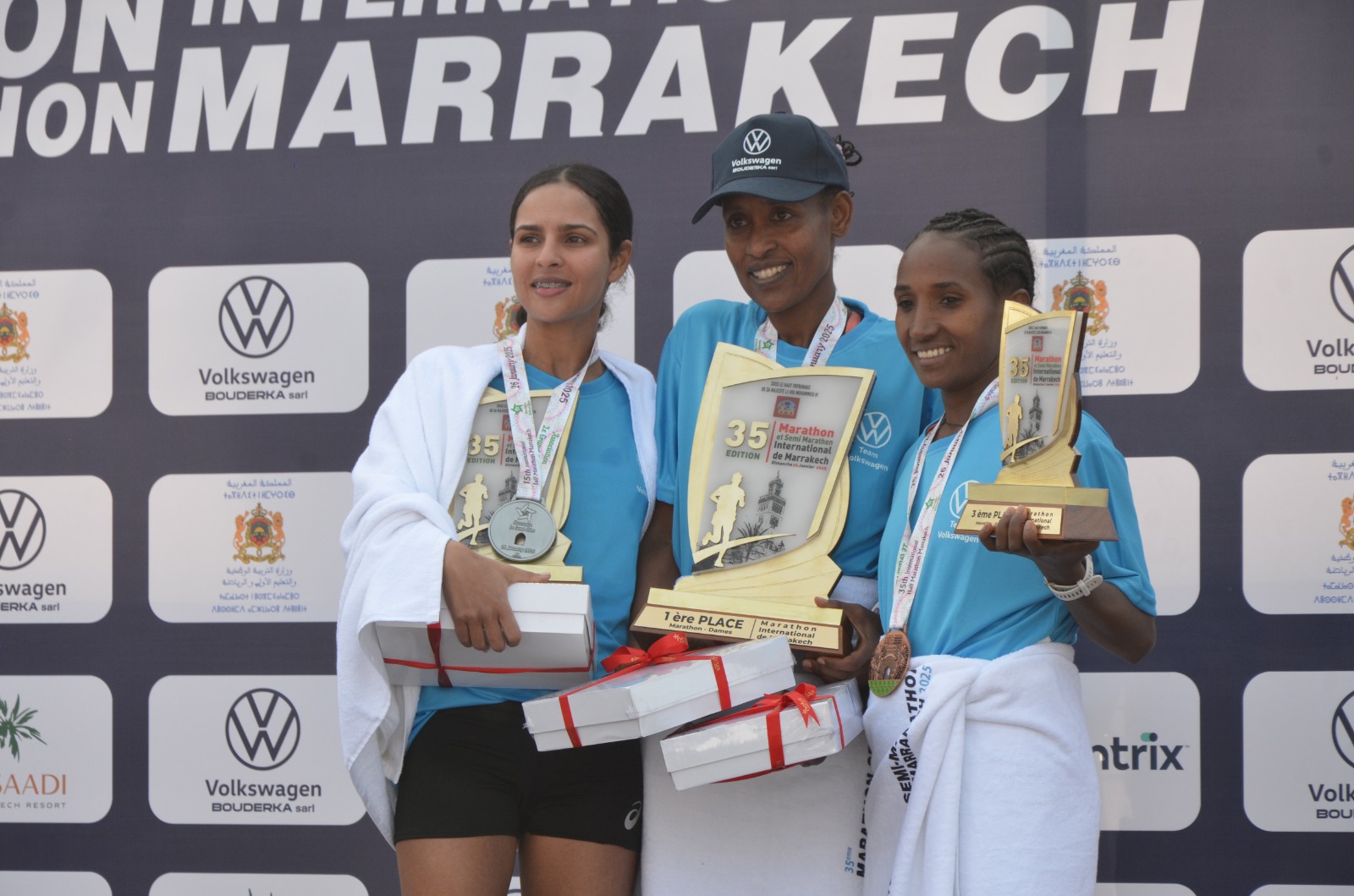 Marathon international de Marrakech: Kibiwott et Tsegaye remportent la 35ème édition