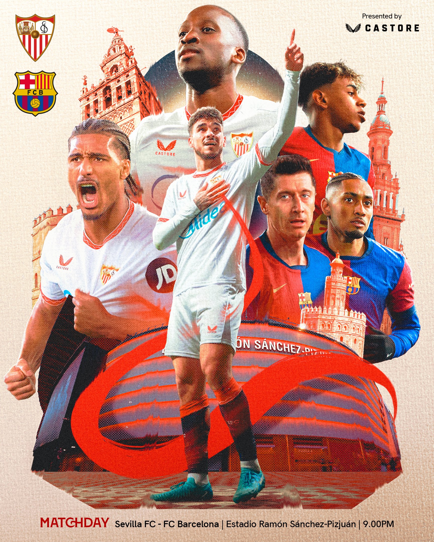 Liga: FC Séville - FC Barcelone en nocturne ce dimanche Liga: FC Séville - FC Barcelone en nocturne ce dimanche