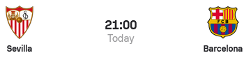 Liga: FC Séville - FC Barcelone en nocturne ce dimanche Liga: FC Séville - FC Barcelone en nocturne ce dimanche