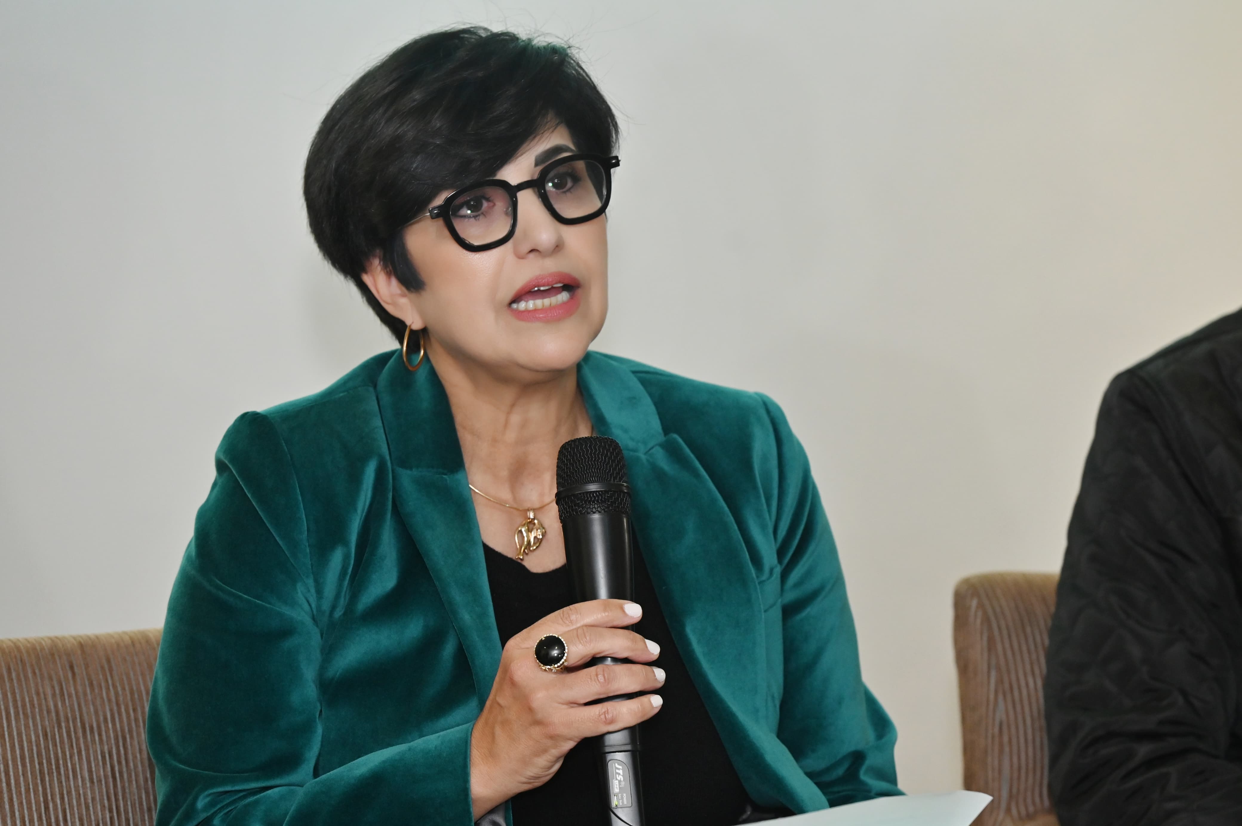 La présidente la Fédération Royale Marocaine des Echecs, Bouchra Kadiri.