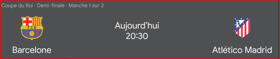 Copa del Rey/Barça vs Atlético ce soir: sur quelles chaînes ? Copa del Rey/Barça vs Atlético ce soir: sur quelles chaînes ?