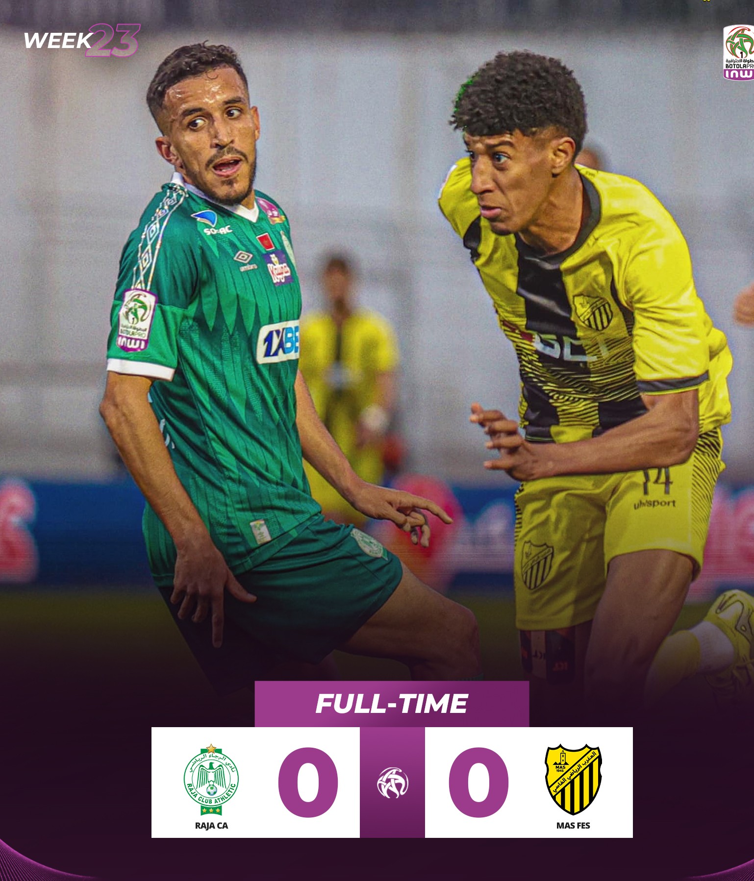 Botola D1: RCA et MAS dos à dos ! Botola D1: RCA et MAS dos à dos !