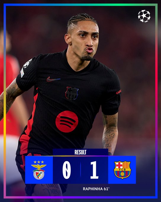 LDC / Le Barça solide et clinique face à Benfica LDC / Le Barça solide et clinique face à Benfica