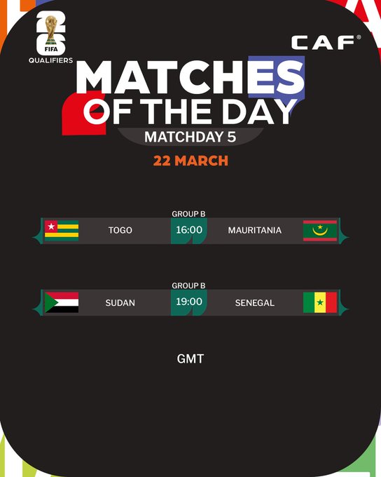 Q. CDM 26 (Afrique) / J5: Résultats (vendredi) et programme (samedi)