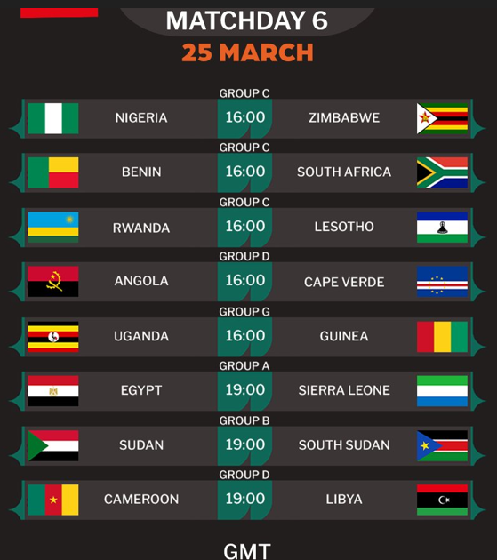  Q. CDM 26 (Afrique) / Mardi : Situations et programme 