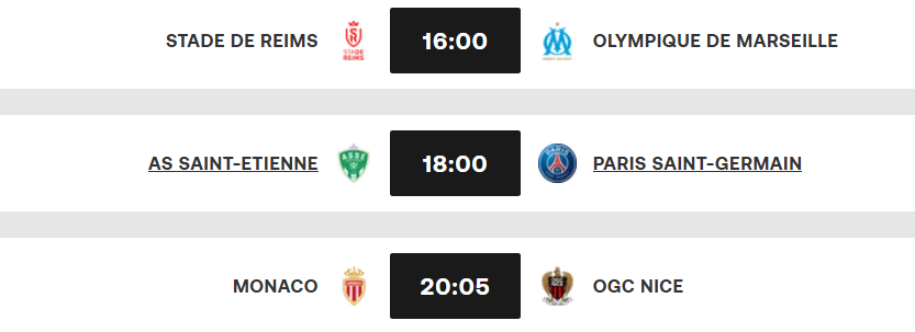 Ligue 1 / J27 : Trois matchs ce samedi dont Saint-Etienne vs PSG