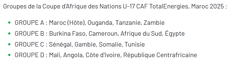 CAN U17 / Ce soir, Maroc - Ouganda: Horaire et chaînes ?