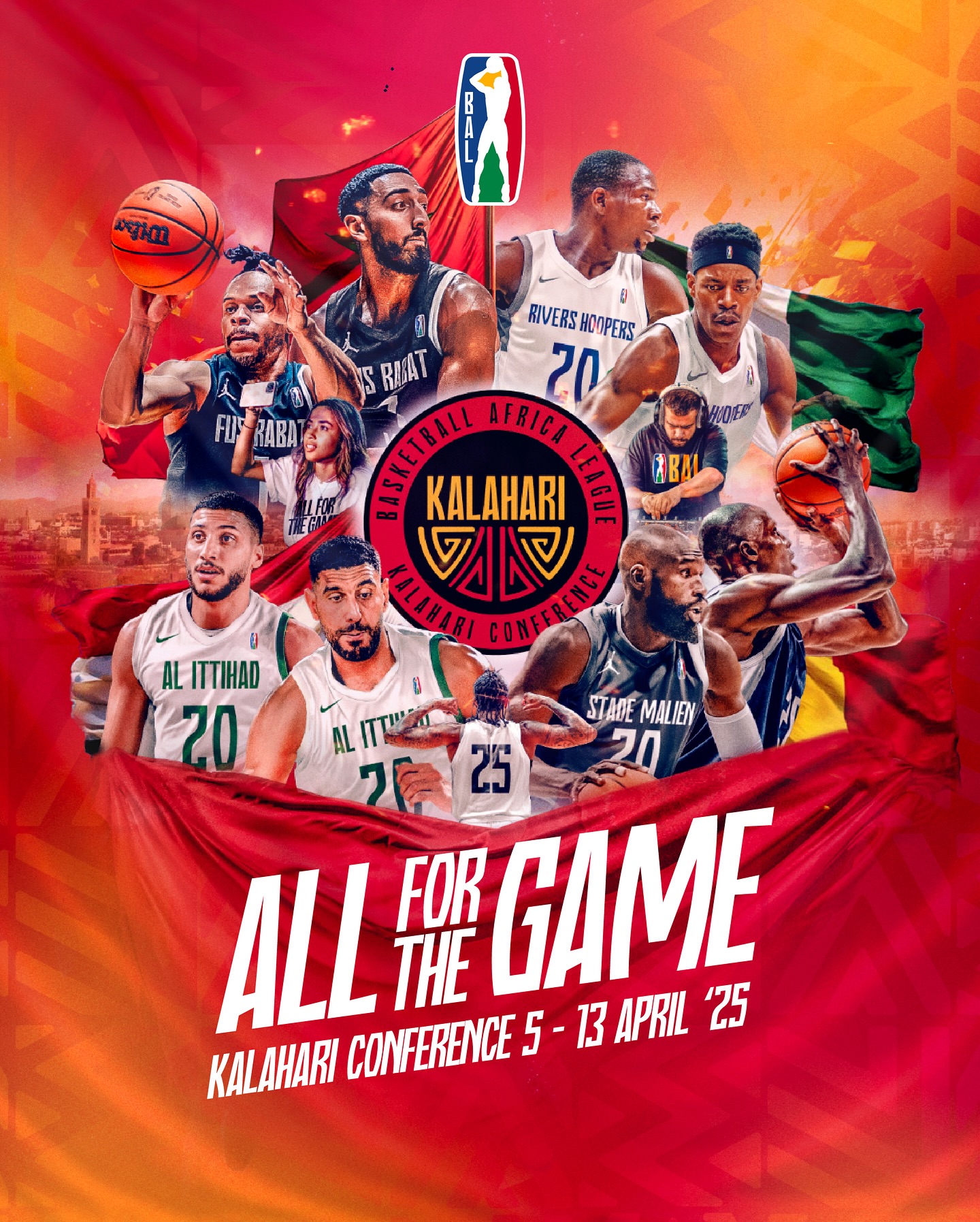 Basket / BAL (Conférence Kalahari - Rabat) : Programme de la compétition