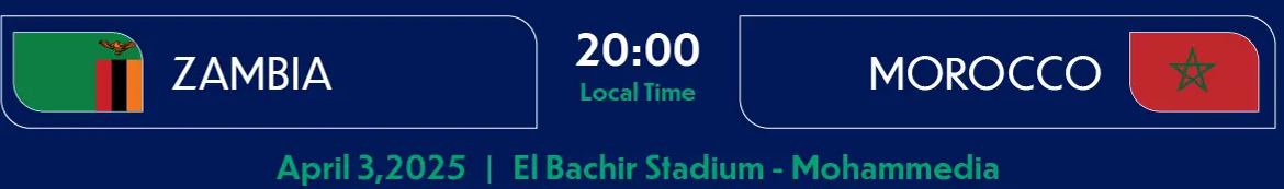 CAN U17/ Aujourd'hui, Maroc-Zambie : Horaire? Chaînes?