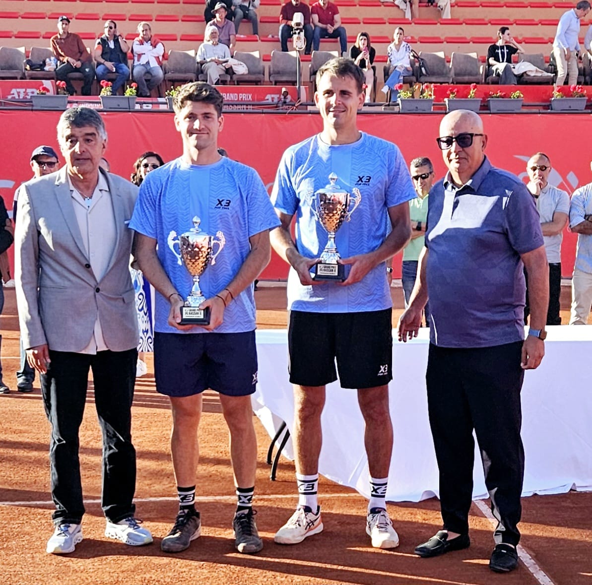 Les Tchèques, vainqueurs du double