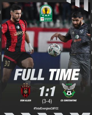 ¼ CCAF : La RSB demi-finaliste face au CS Constantine   !
