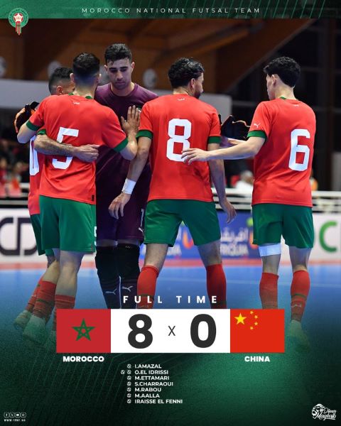 Futsal amical : l’Equipe nationale écrase la sélection chinoise !