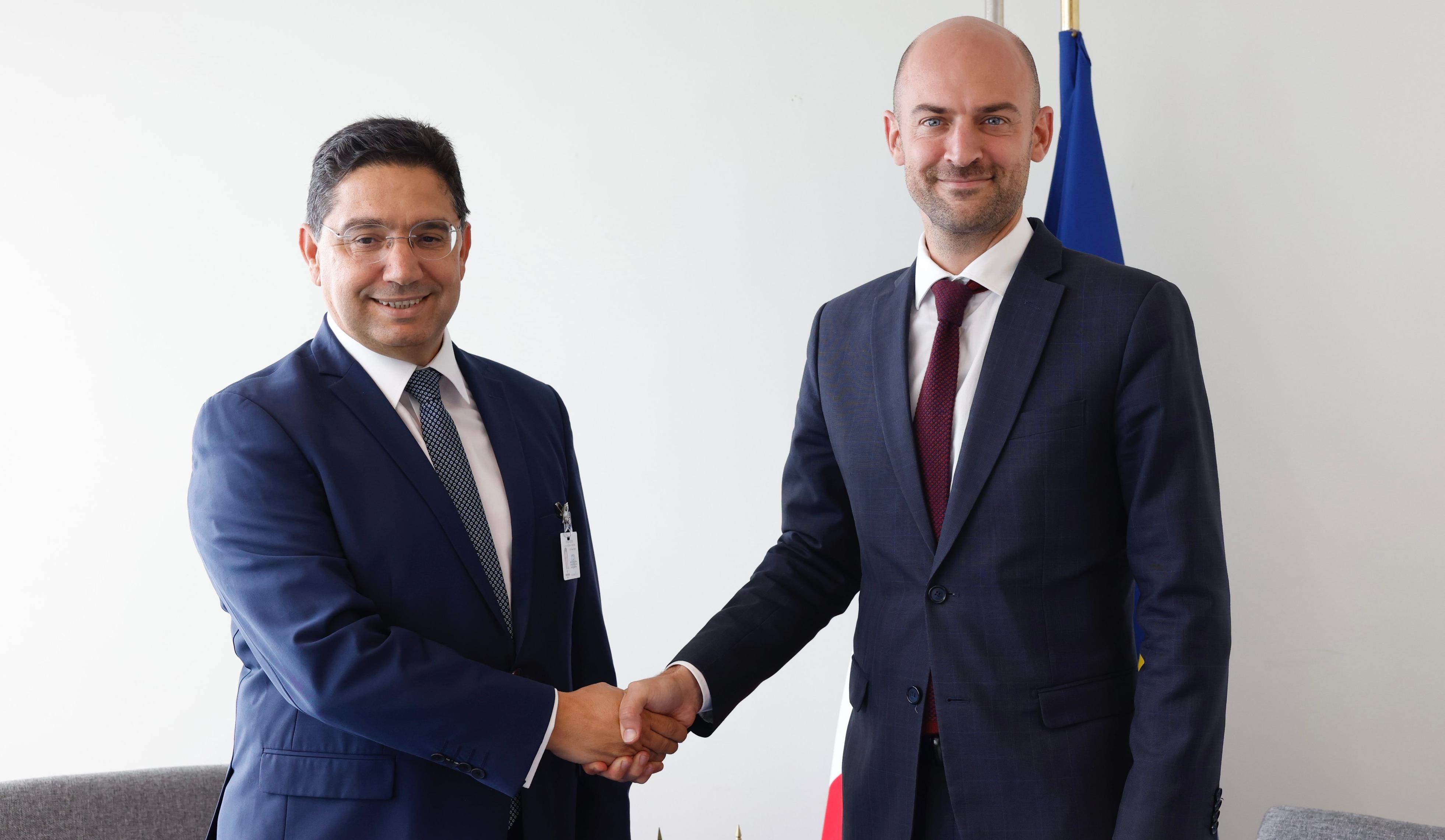 Nasser Bourita en visite de travail à Paris Nasser Bourita en visite de travail à Paris