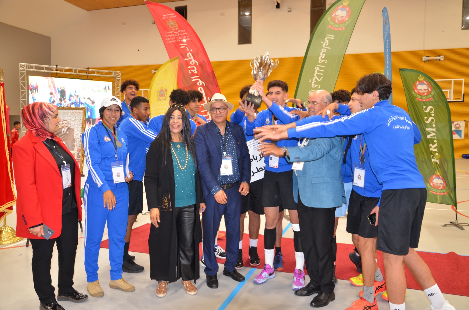 Volley-ball mixte: Le lycée qualifiant Hassan II de Rabat remporte le Championnat national scolaire
