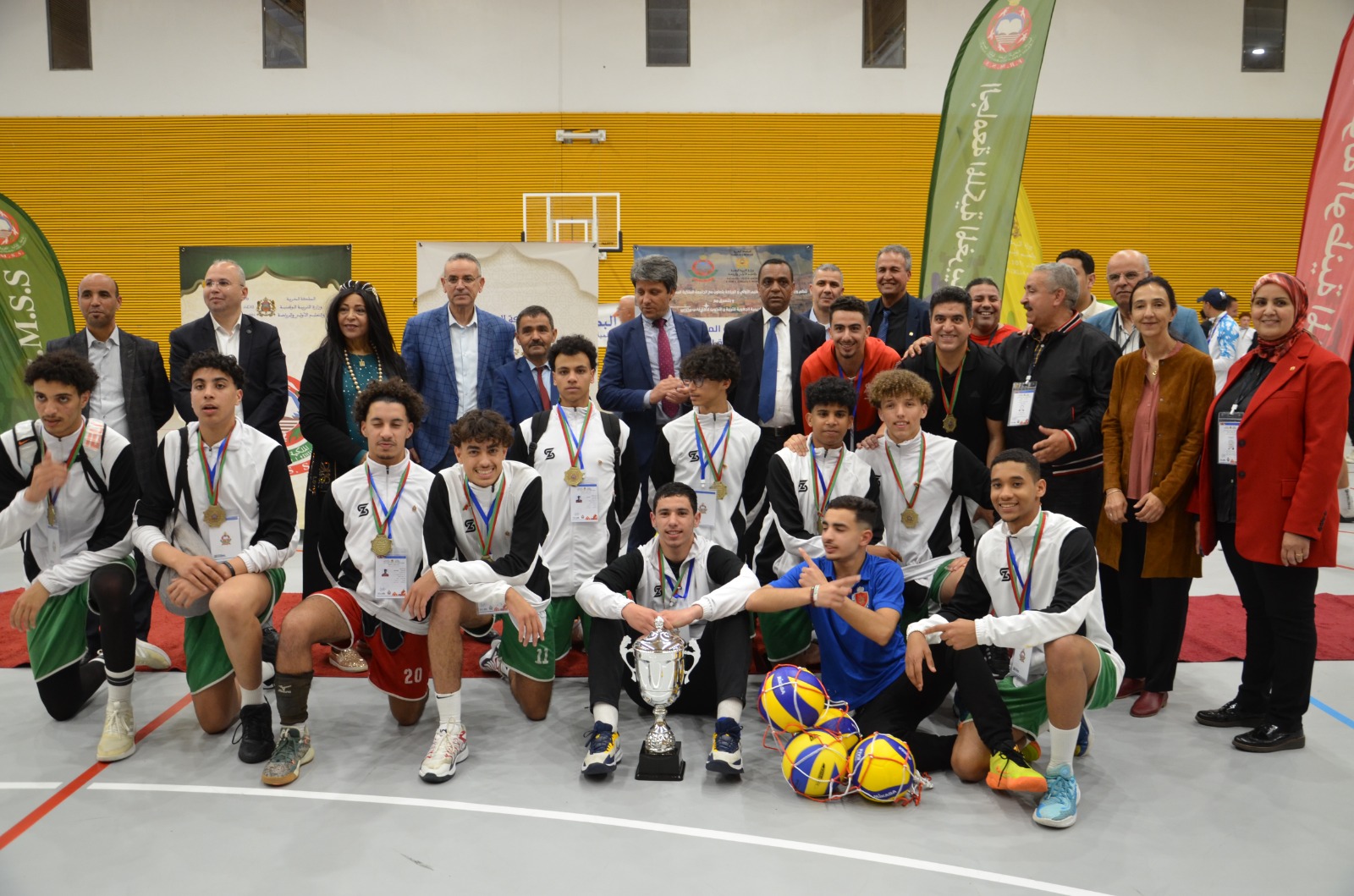Volley-ball mixte: Le lycée qualifiant Hassan II de Rabat remporte le Championnat national scolaire