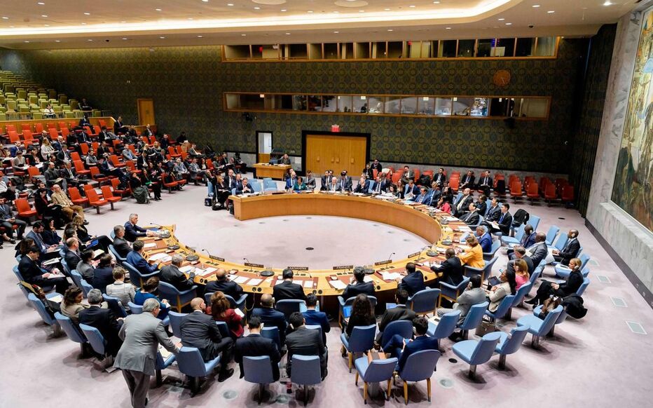 Réunion à huis clos du Conseil de Sécurité de l’ONU.