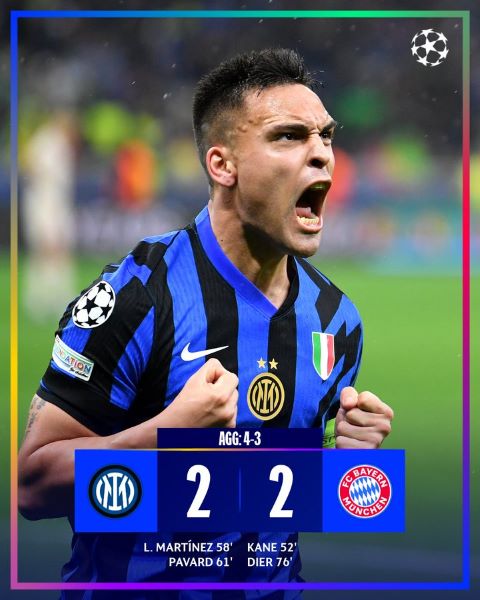 1/4 LDC: Arsenal et l'Inter éliminent respectivement le Real et le Bayern 