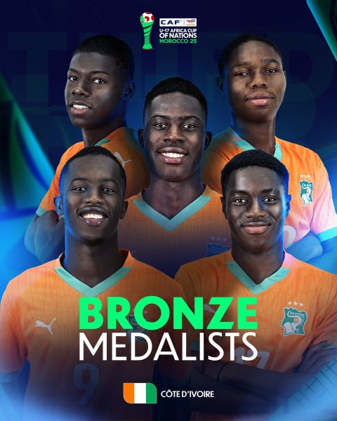 CAN U17 : Les Eléphanteaux sur la 3e marche du podium