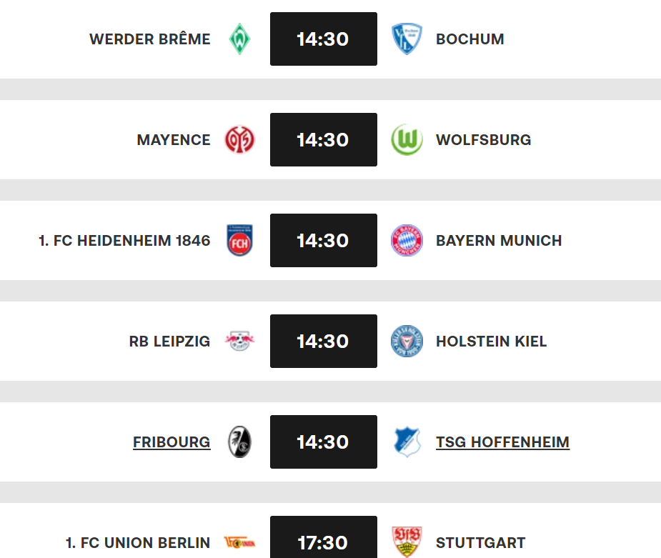 Bundesliga. J30 :  Le Bayern en mode consolation, cet après-midi !