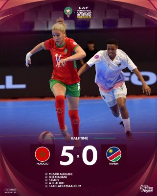 CAN (F) Futsal Maroc 25 : Les Lionnes surclassent les Brave Warriors CAN (F) Futsal Maroc 25 : Les Lionnes surclassent les Brave Warriors