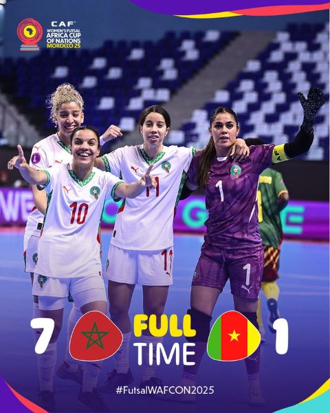 CAF. Futsal (f) : Le Maroc en demi-finale de sa CAN ! CAF. Futsal (f) : Le Maroc en demi-finale de sa CAN !