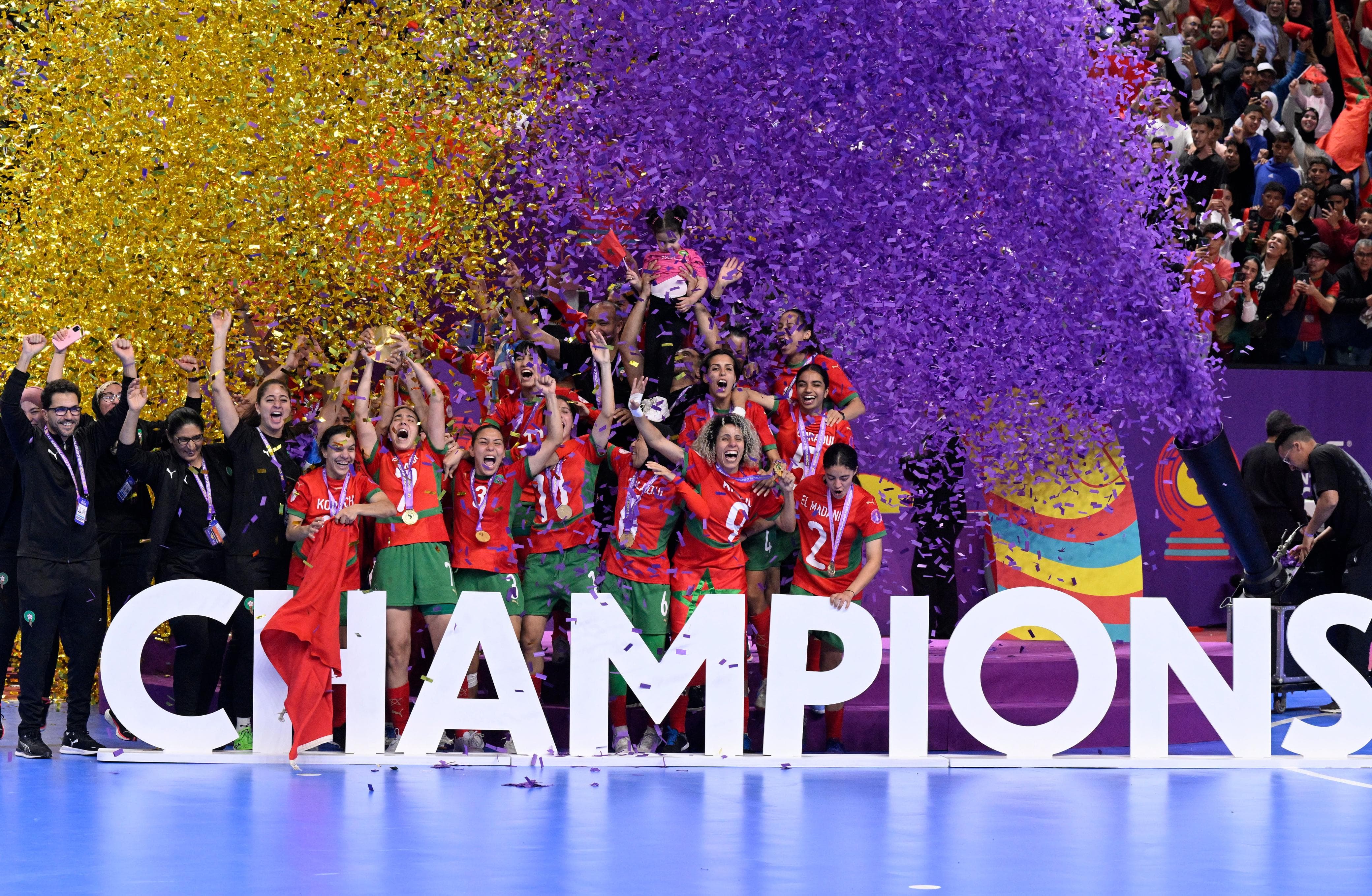En images, les Lionnes de l’Atlas sacrées championnes de la CAN Futsal 2025