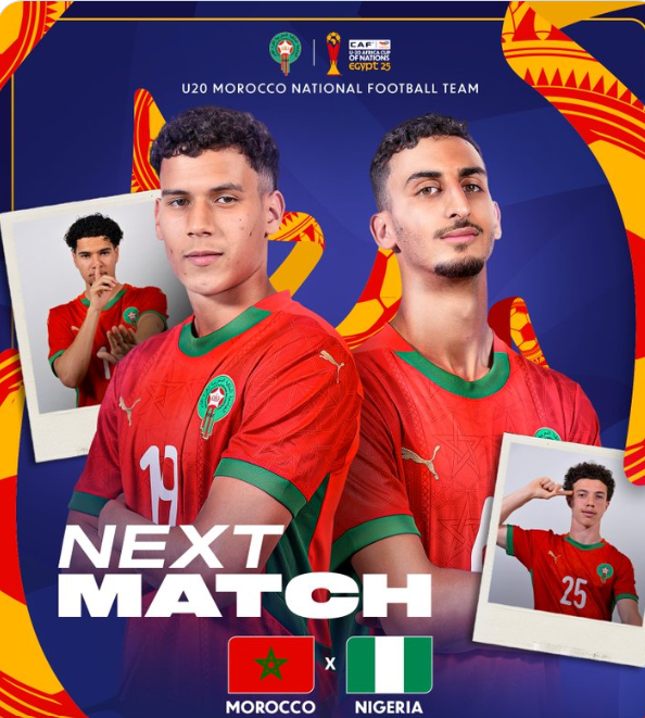CAN U20 / Aujourd'hui, Maroc-Nigéria pour la qualification : Horaire ? Chaînes ? CAN U20 / Aujourd'hui, Maroc-Nigéria pour la qualification : Horaire ? Chaînes ?