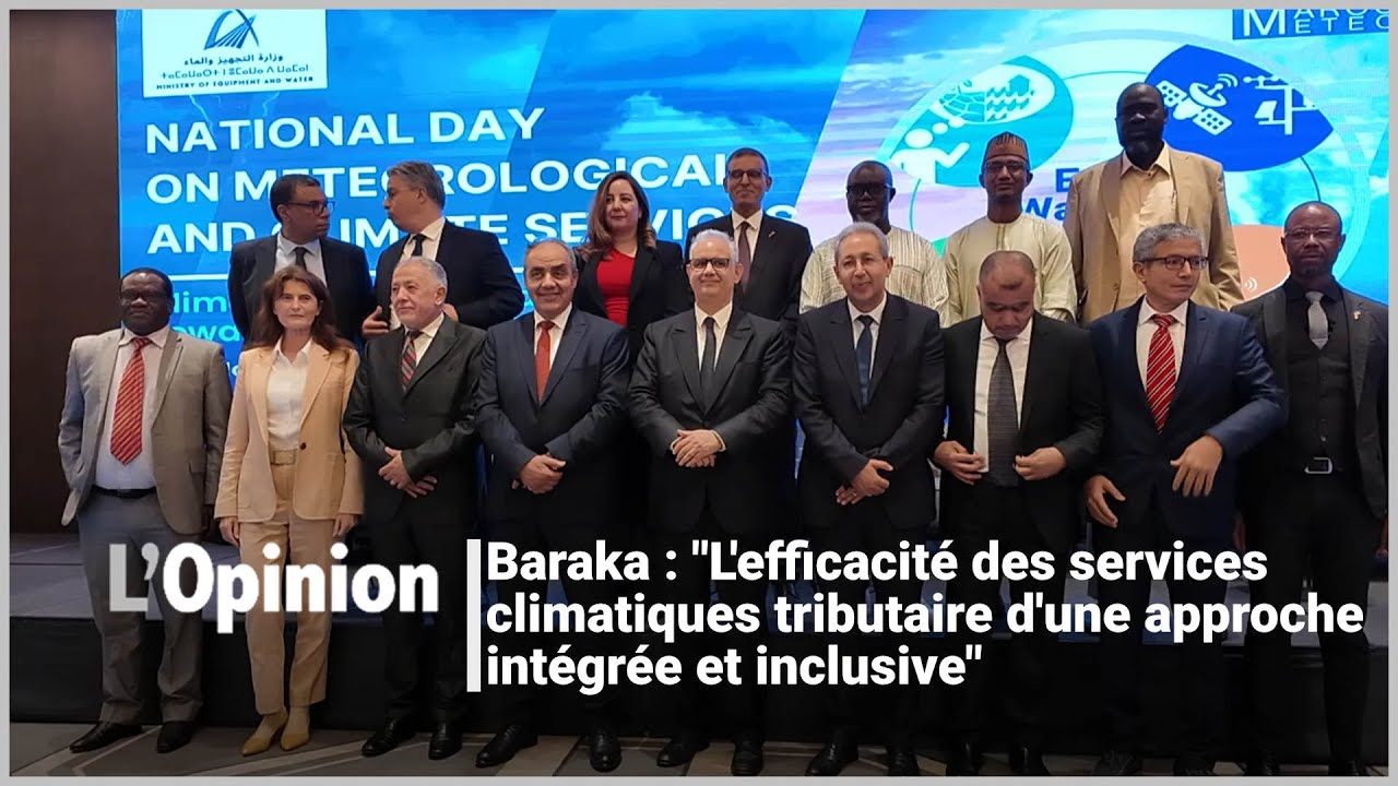 Eau : Baraka plaide pour une approche intégrée pour s'adapter au changement climatique
