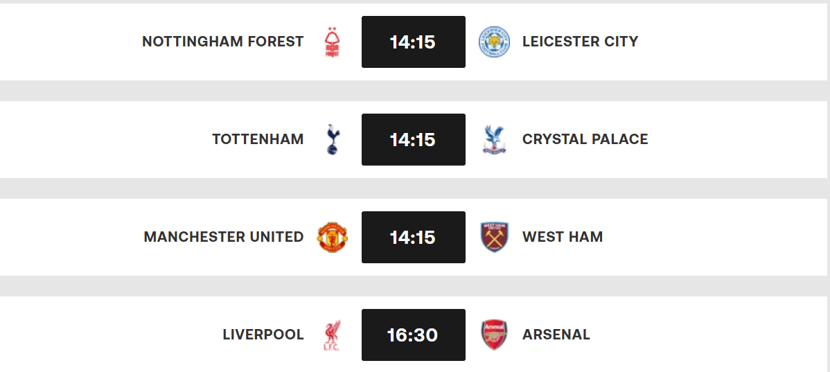 PL / J35 :  Liverpool-Arsenal au milieu de cet après-midi