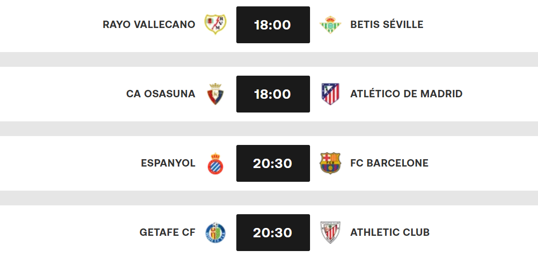 Liga J36 : Le Barça Champion dès ce soir si … !