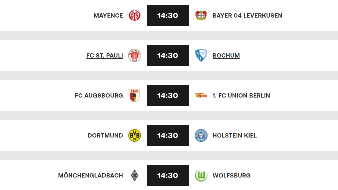 Bundesliga 24-25 : Clap de fin, cet après-midi ! Bundesliga 24-25 : Clap de fin, cet après-midi !